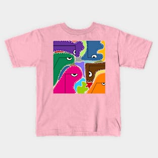 Angry eyes Kids T-Shirt